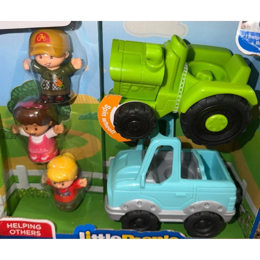 Fisher-Price Little People-Truckin; Along Vehicle Gift Set (NWT)